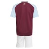 Officiële Voetbalshirt + Korte Broek Aston Villa Thuis 2024-25 - Kids